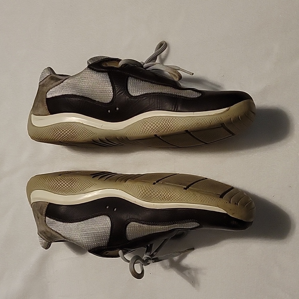 Men's Prada Sneakers!!! Dark Brown Prada Size 12.5!! - Picture 4 of 9